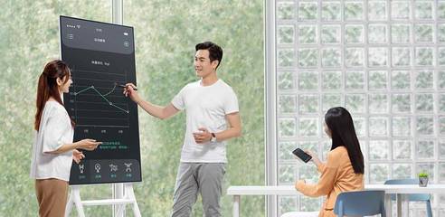 四川MAXHUB V5旋轉(zhuǎn)會(huì)議平板經(jīng)銷(xiāo)商深度解析 55英寸觸控一體機(jī)DM55CA，重新定義高效協(xié)作